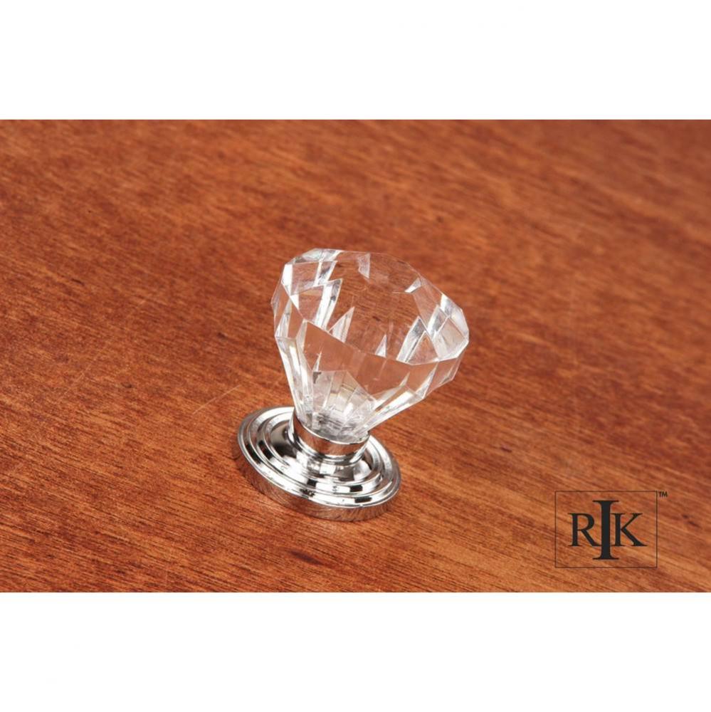 Diamond Cut Acrylic Knob