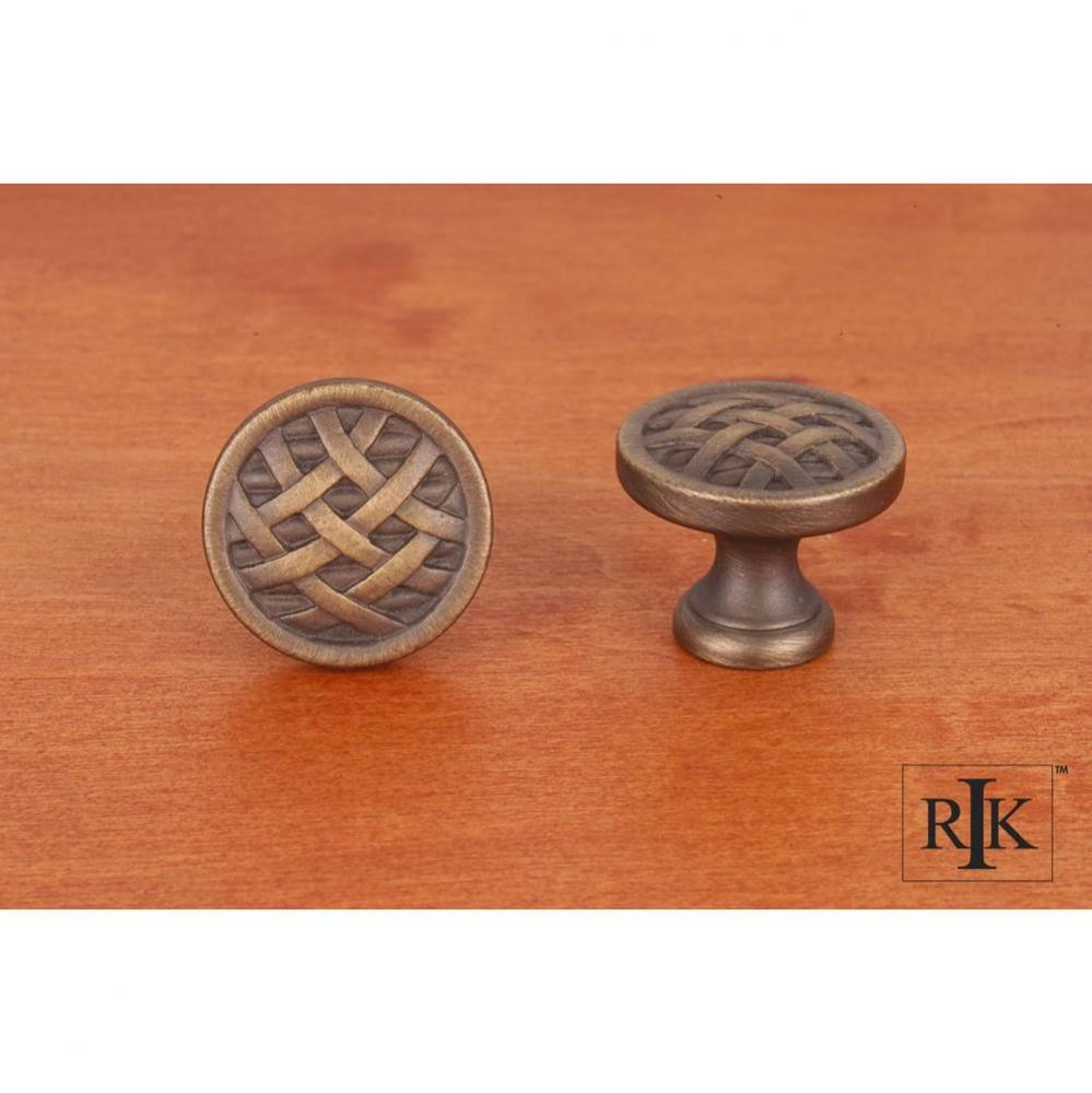 Small Cross-Hatched Knob