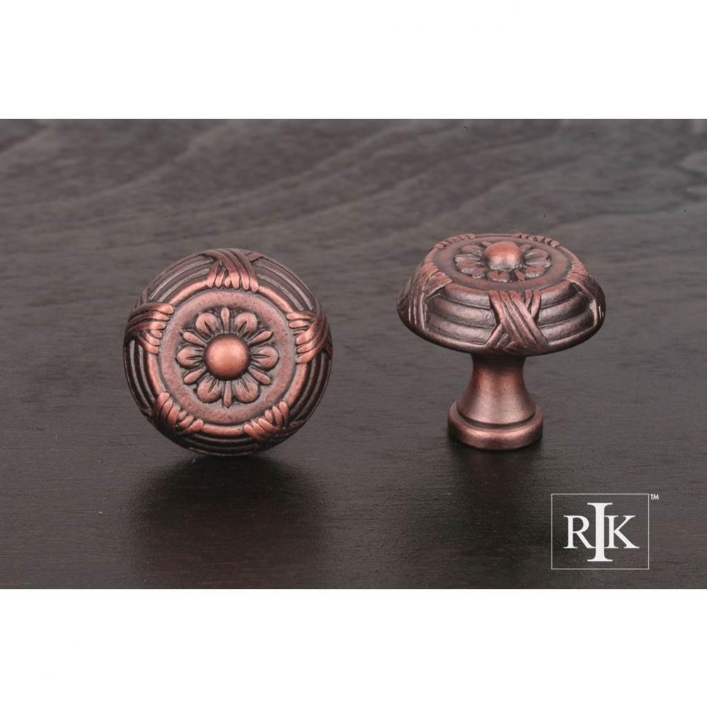 Small Crosses and Petals Knob