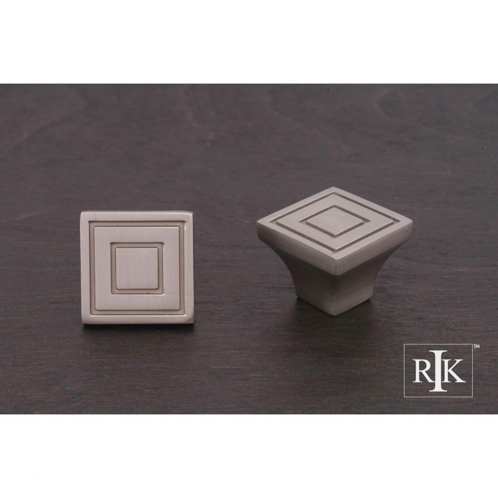 Large Contemporary Square Knob