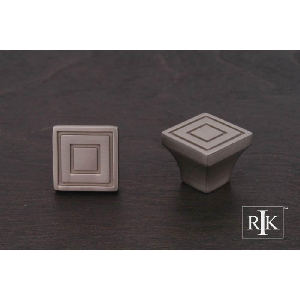 Small Contemporary Square Knob