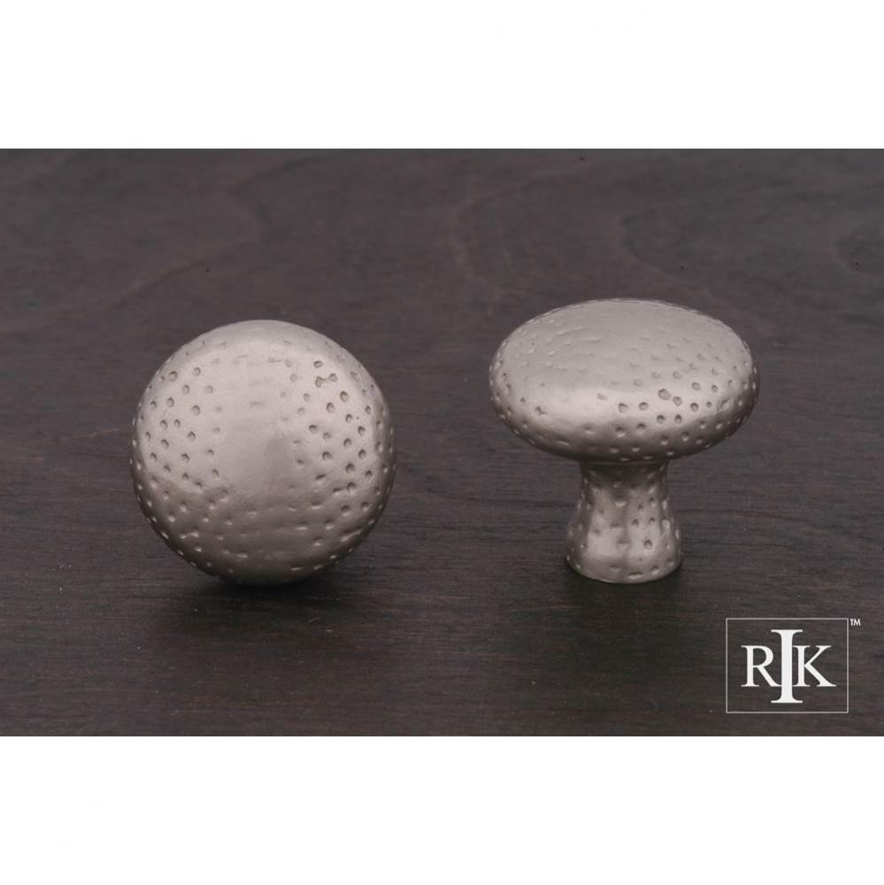 Solid Round Knob with Divet Indents