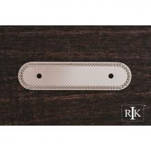 RK International BP 1792 BP - Beaded Oblong Pull Backplate