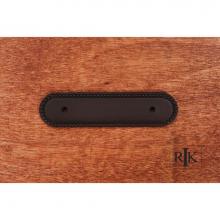 RK International BP 1792 BRB - Beaded Oblong Pull Backplate