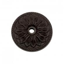 RK International BP 482 RB - Flower Knob Backplate