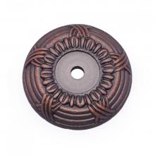 RK International BP 485 DC - Cross and Petal Knob Backplate