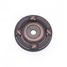 RK International BP 487 DC - Line and Cross Knob Backplate