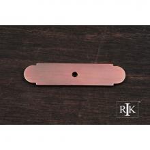 RK International BP 7819 DC - Small Backplate with One Hole