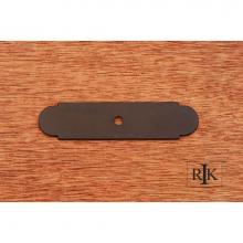 RK International BP 7819 RB - Small Backplate with One Hole