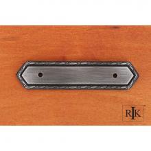 RK International BP 7824 DN - Deco-Leaf Edge Pull Backplate