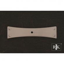 RK International BP 7903 P - Bent Rectangular One Hole Backplate