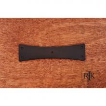 RK International BP 7903 RB - Bent Rectangular One Hole Backplate