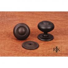 RK International CK 1212 RB - Large Rope Knob with Detachable Back Plate