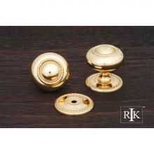 RK International CK 1212 T - Large Rope Knob with Detachable Back Plate
