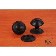 RK International CK 1213 BL - Small Rope Knob with Detachable Back Plate