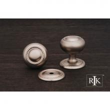 RK International CK 1213 P - Small Rope Knob with Detachable Back Plate