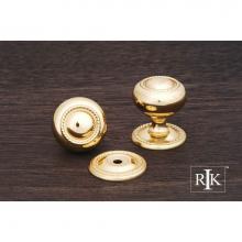 RK International CK 1213 T - Small Rope Knob with Detachable Back Plate