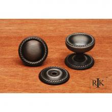 RK International CK 1217 DN - Flat Rope Knob with Detachable Back Plate