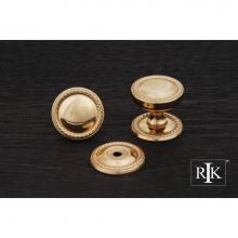 RK International CK 1217 T - Flat Rope Knob with Detachable Back Plate