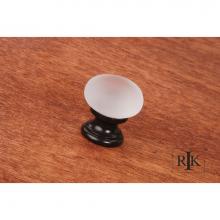 RK International CK 2G RB - Smoked Glass Round Knob