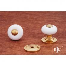 RK International CK 320 - Small Porcelain Knob with Tip