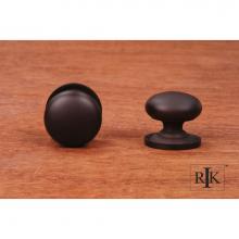 RK International CK 3216 ATRB - Large Solid Plain Knob with Backplate