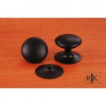 RK International CK 3216 BL - Large Plain Knob with Detachable Back Plate