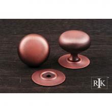 RK International CK 3216 DC - Large Plain Knob with Detachable Back Plate
