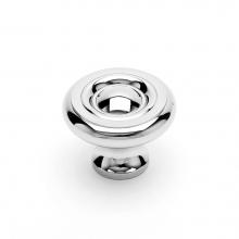 RK International CK 4244 PN - Small Solid Georgian Knob