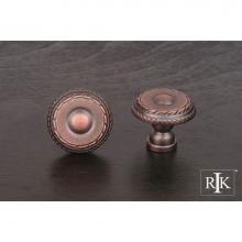 RK International CK 706 DC - Small Double Roped Edge Knob