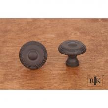 RK International CK 706 RB - Small Double Roped Edge Knob