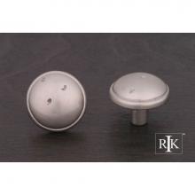 RK International CK 711 P - Distressed Mushroom Knob with Ring Edge