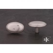 RK International CK 712 P - Distressed Oval Knob with Ring Edge