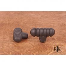 RK International CK 713 RB - Distressed Large Ribbed Knob