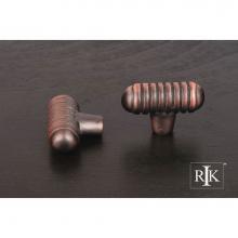 RK International CK 714 DC - Distressed Small Ribbed Knob