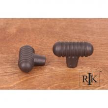 RK International CK 714 RB - Distressed Small Ribbed Knob