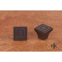 RK International CK 771 RB - Small Contemporary Square Knob