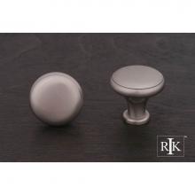 RK International CK 9305 P - Solid Knob with Flat Edge