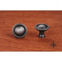 RK International CK 9310 DN - Plain Knob with Beaded Edge