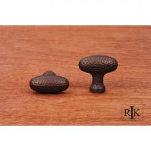 RK International CK 9312 RB - Slim Egg Knob with Divet Indents