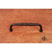 RK International CP 05 RB - 3 1/2'' c/c Decorative Curved Pull