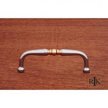 RK International CP 05 TCB - 3 1/2'' C/C Decorative Curved Pull