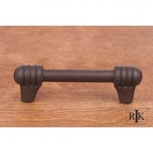 RK International CP 813 RB - 3'' c/c Distressed Rod with Swirl Ends Pull