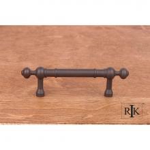 RK International CP 815 RB - 3'' c/c Plain Pull with Decorative Ends