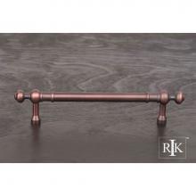 RK International CP 816 DC - 5'' c/c Plain Pull with Decorative Ends