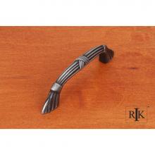 RK International CP 853 DN - 3'' c/c Ornate Bow Pull with Lines and Crosses