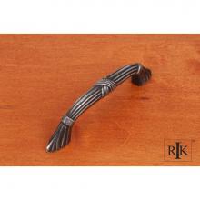 RK International CP 854 DN - 3 1/2'' c/c Ornate Bow Pull with Lines and Crosses