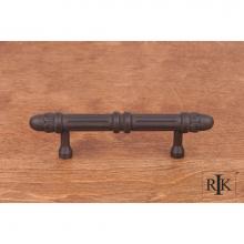 RK International CP 859 RB - 3'' c/c Lined Rod Pull with Petals  at  End
