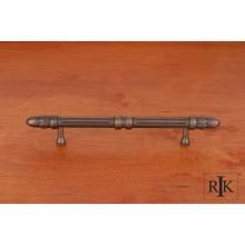 RK International CP 860 AE - 5'' c/c Lined Rod Pull with Petals  at  End