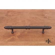 RK International CP 860 RB - 5'' c/c Lined Rod Pull with Petals  at  End